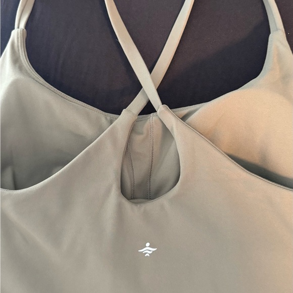 NWT Halara Athletic Dress Olive Green Built In Shorts Softlyzero Size Small - Picture 8 of 8